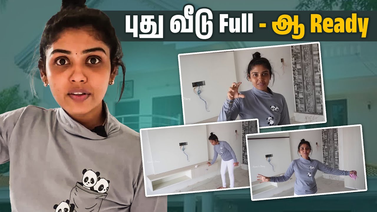 வீடு கட்டி முடிச்சாச்சு♥ | This Is The Final Output💥🎉 | Hema