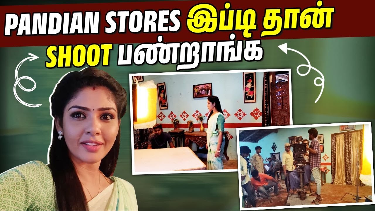 Pandian Stores-ல இவ்ளோ வேலை நடக்குதா😮 | Busy Shooting Day Vlog | Hema