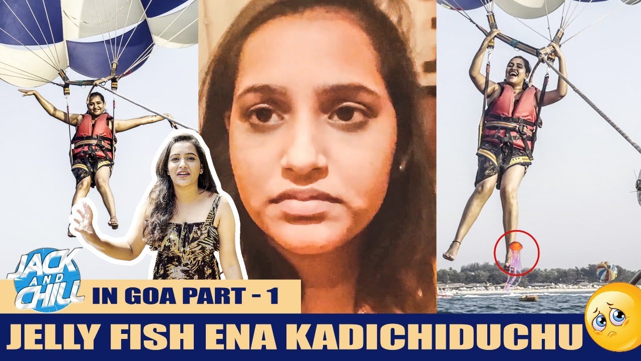 Jelly fish ena kadichiduchu :( | Jack and Chill in Goa | Jaqueline Lydia