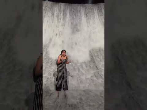 Artificial Waterfalls in Dubai! ❤️ | #Shorts #Sivaangi