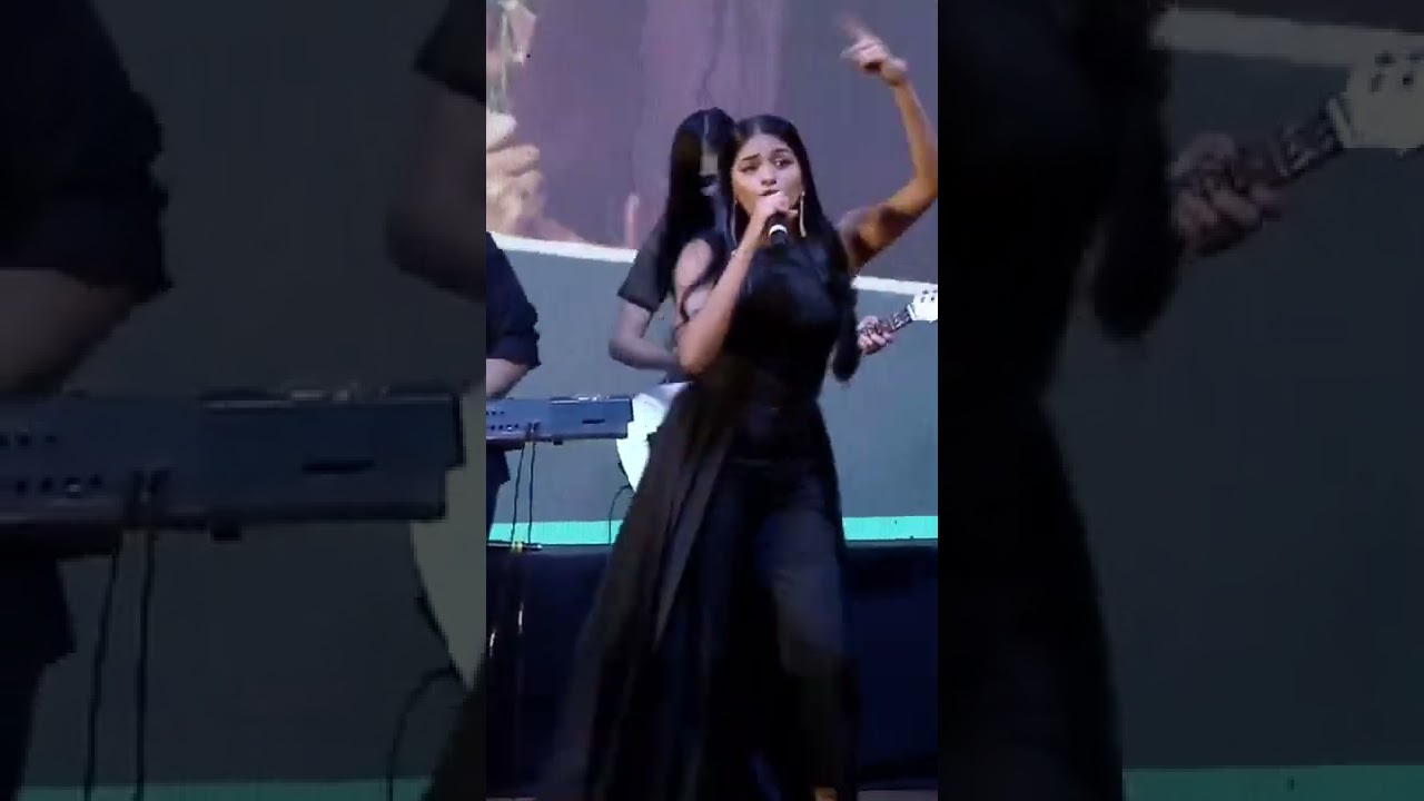 #AditiShankar live performance for #romeojuliet song from #Ghani 🥊 | #varuntej #thaman | #shorts