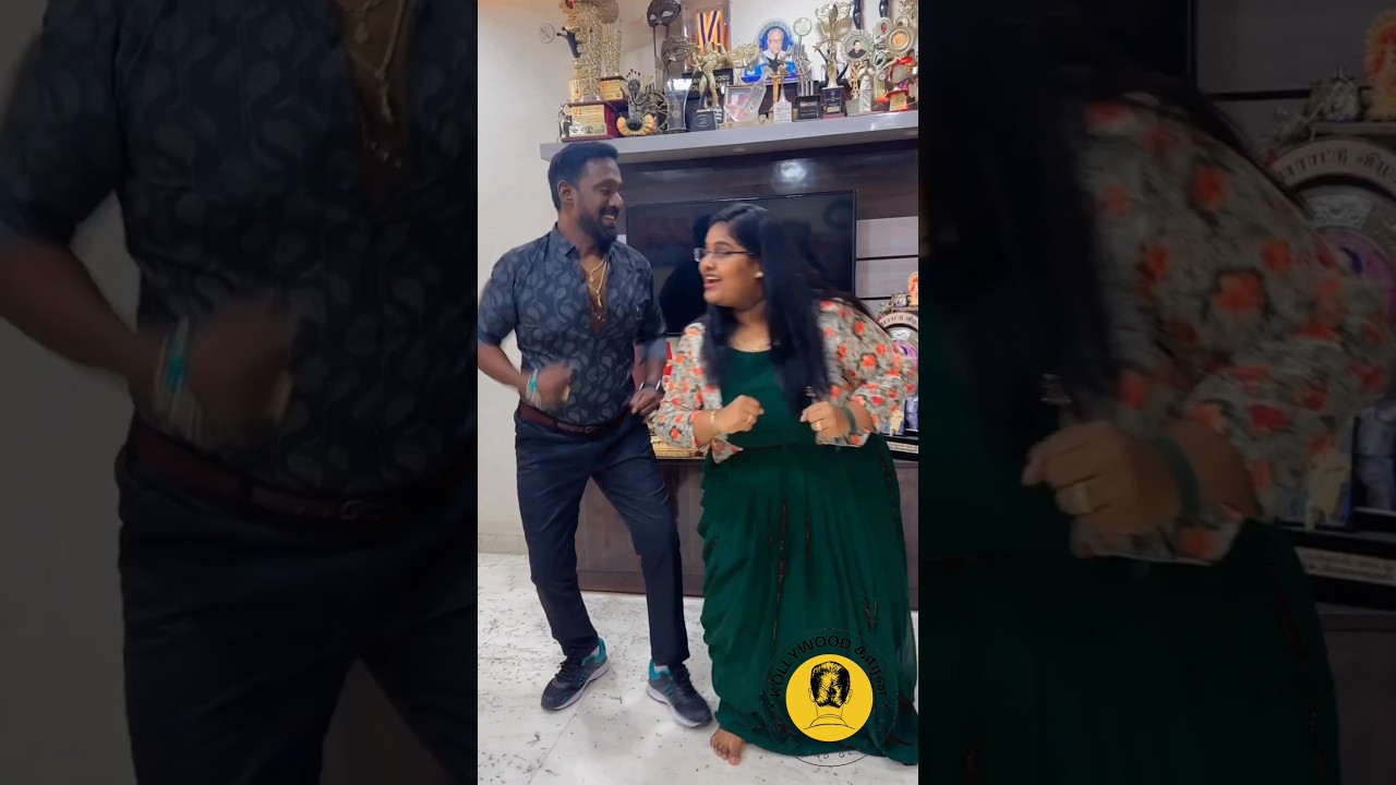 Actor Robo Shankar Dance With Indraja Robo shankar #robosankar #bigil #pandiamma #thalapathy68