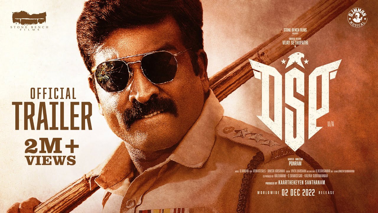 DSP - Official Trailer | Vijay Sethupathi | D.Imman | Ponram | Kaarthekeyen Santhanam