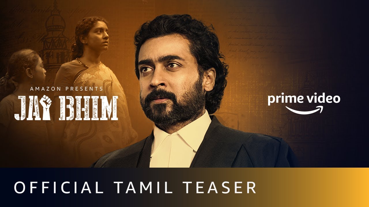 Jai Bhim Teaser (Tamil) | Suriya | New Tamil Movie 2021 | Amazon Prime Video