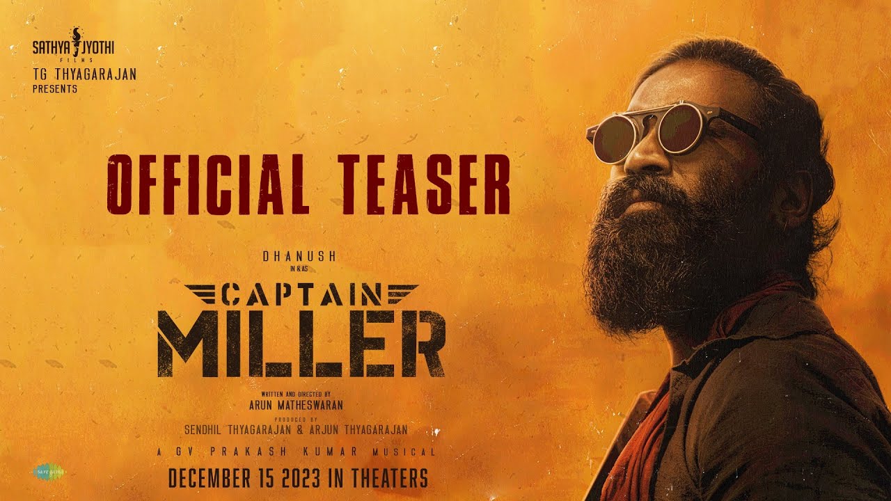CAPTAIN MILLER -Teaser | Dhanush | Shivarajkumar, Sundeep Kishan, Priyanka Mohan | Arun Matheswaran