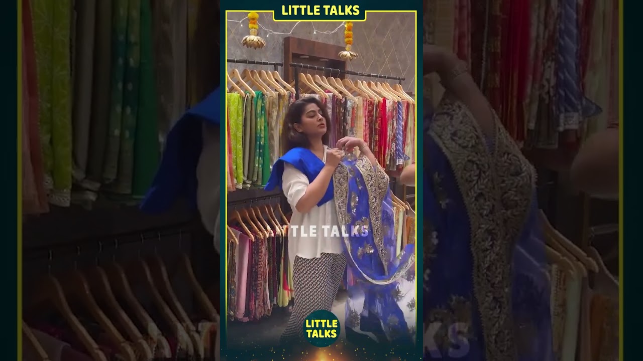Sneha உனக்கு இந்த Saree தான் எடுப்பா இருக்கும் 😍 - Sneha-க்கு Saree Select பண்ண அக்கா | #shorts