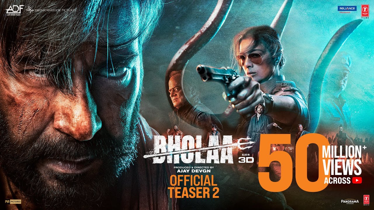 Bholaa Official Teaser 2 | Bholaa In 3D | Ajay Devgn | Tabu | 30th March 2023