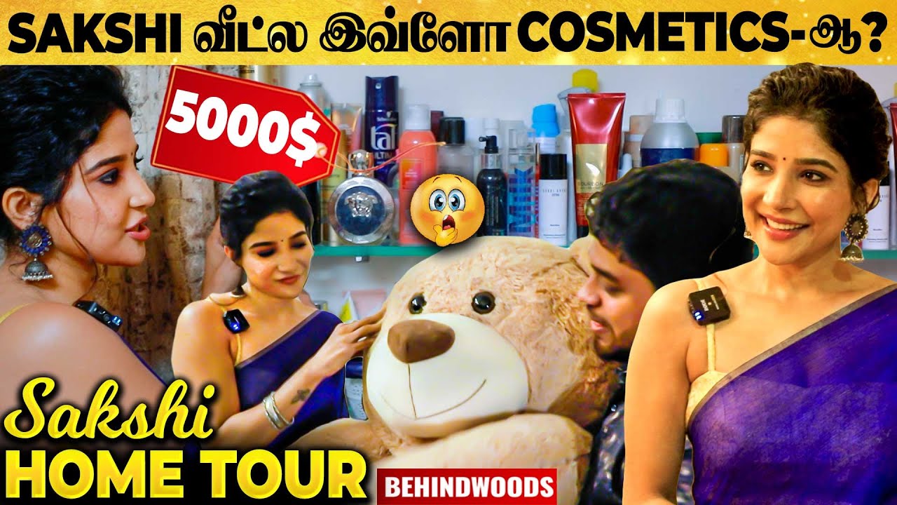 Sakshi வீட்ல இவளோ Imported Items-ஆ😱 US-ல இருந்து கடத்திய பொம்மை😍 Home Tour