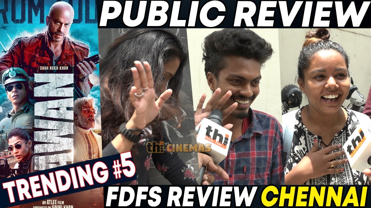 Jawan Public Review Chennai | Jawan Review | Shah Rukh Khan, Atlee