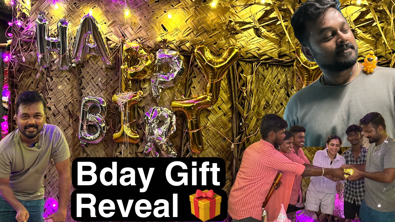 Hussain’s Biggest Bdayyy Surprise 🎉 Gift Reveal 🎁 Hussain Manimegalai