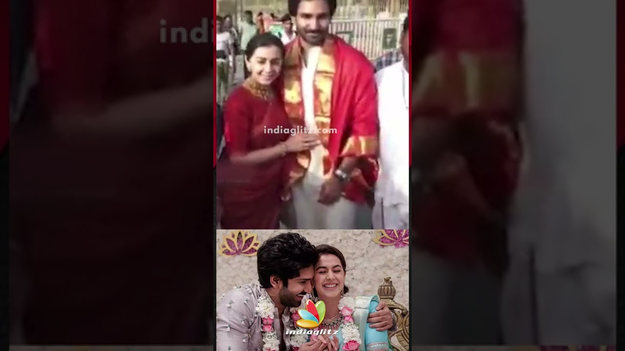😍 திருமணம் முடிந்த கையோடு திருப்பதியில் தரிசனம் - Aadhi 💕 Nikki #shorts