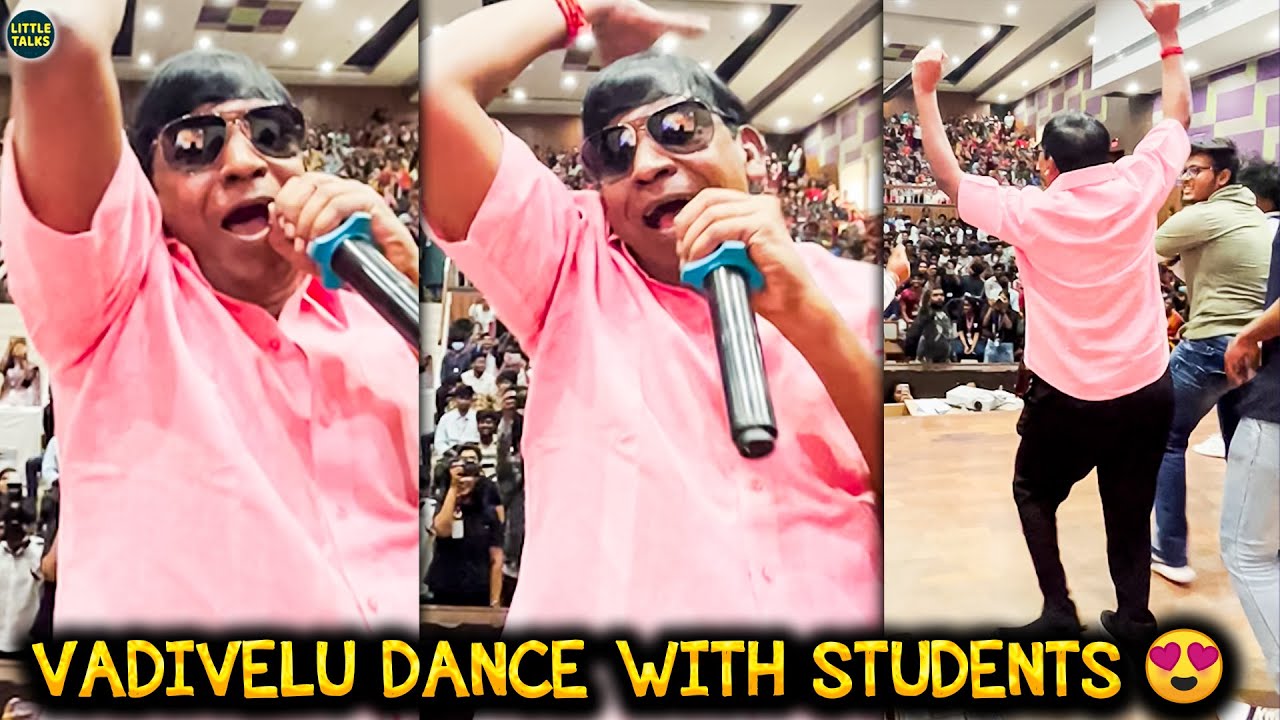 Students-க்கு சரிசமமாக ஆடிப்பாடி துள்ளிக்குதித்த Vadivelu 😍| Sema Vibe Guaranteed|Naai Sekar Returns