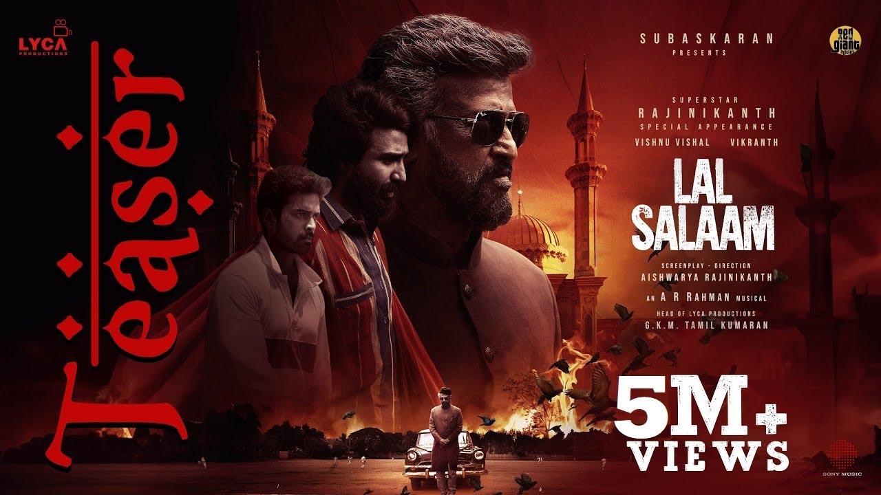 LAL SALAAM - Teaser | Rajinikanth | Aishwarya| Vishnu Vishal| Vikranth| AR Rahman| Subaskaran| Lyca