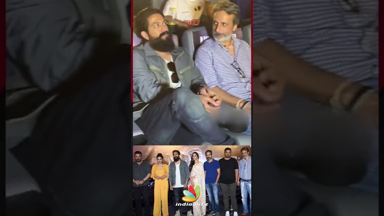 KGF 2😍படத்தை Fans-வுடன் பார்த்த படக்குழு - KGF 2 , Yash #shorts