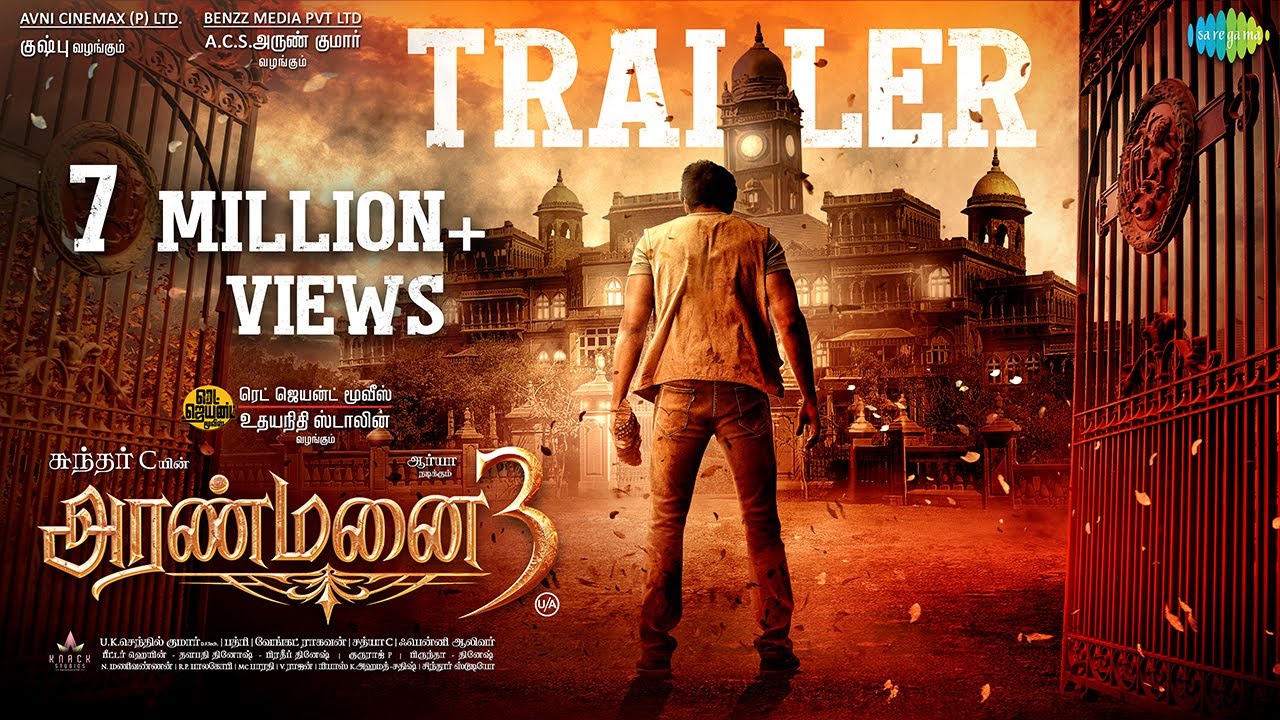 Aranmanai 3 - Official Trailer | Arya | Raashi Khanna | Sundar C | C. Sathya