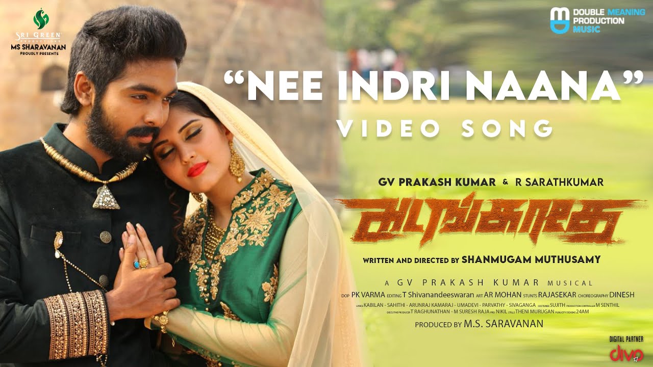 Nee Indri Naana Video Song - Adangathey | G.V. Prakash Kumar, Surabhi | Shanmugam Muthusamy
