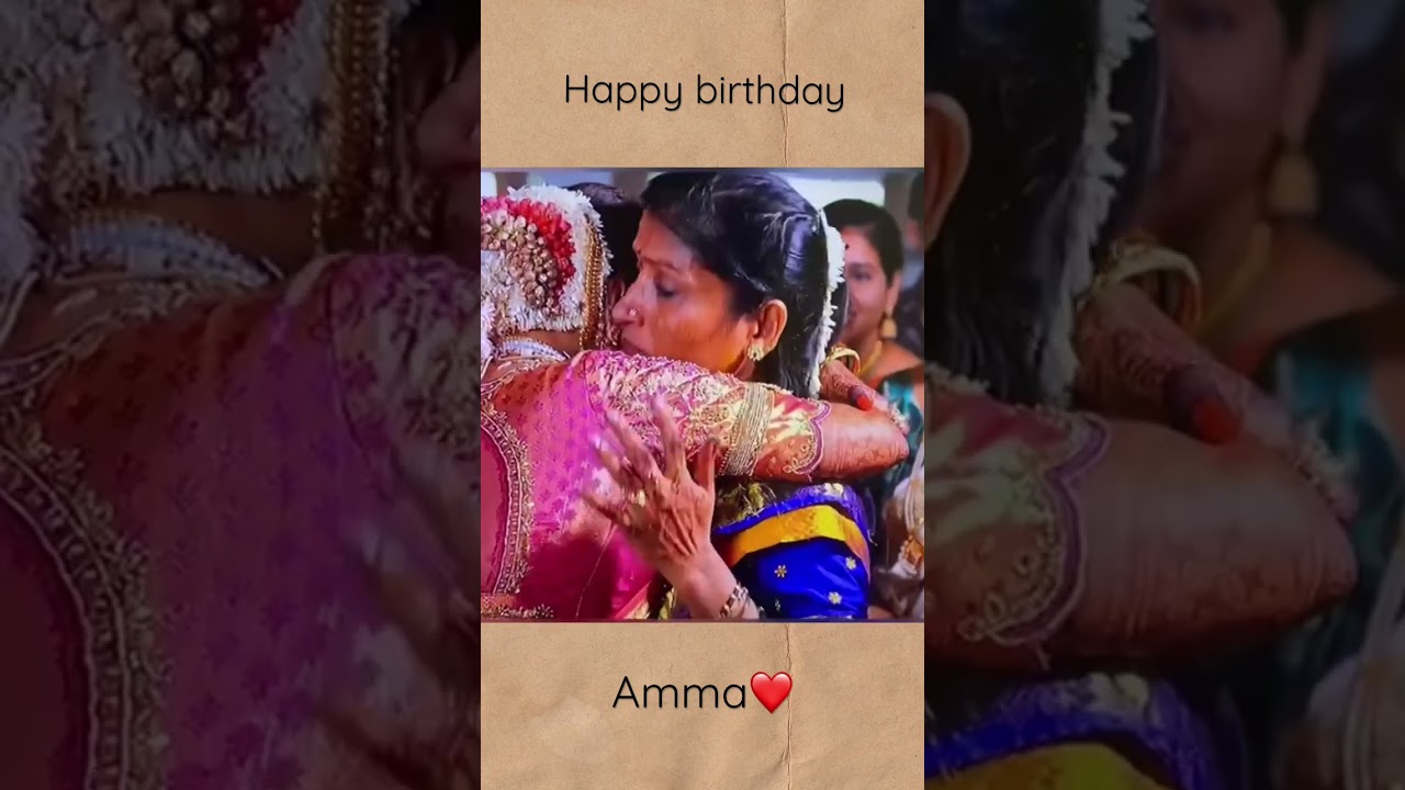 Happy birthday Amma ❤️ #shorts | Sidhu & Shreya