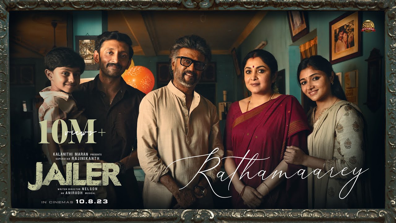JAILER -Rathamaarey Lyric Video |Superstar Rajinikanth |Sun Pictures |Anirudh |Nelson |Vishal Mishra
