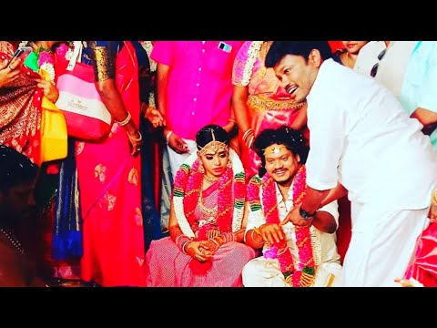 Pugazh, Benz Riya Wedding Video - தாலி எடுத்து கொடுத்த மதுரை முத்து