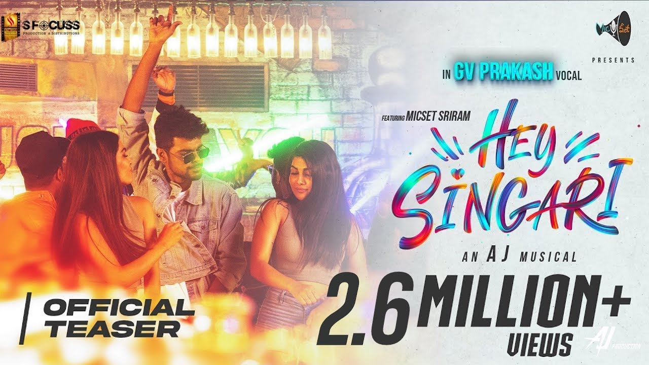 Hey Singari | Music Video | Teaser | G.V.Prakash | Micset Sriram | AJ | Vilva