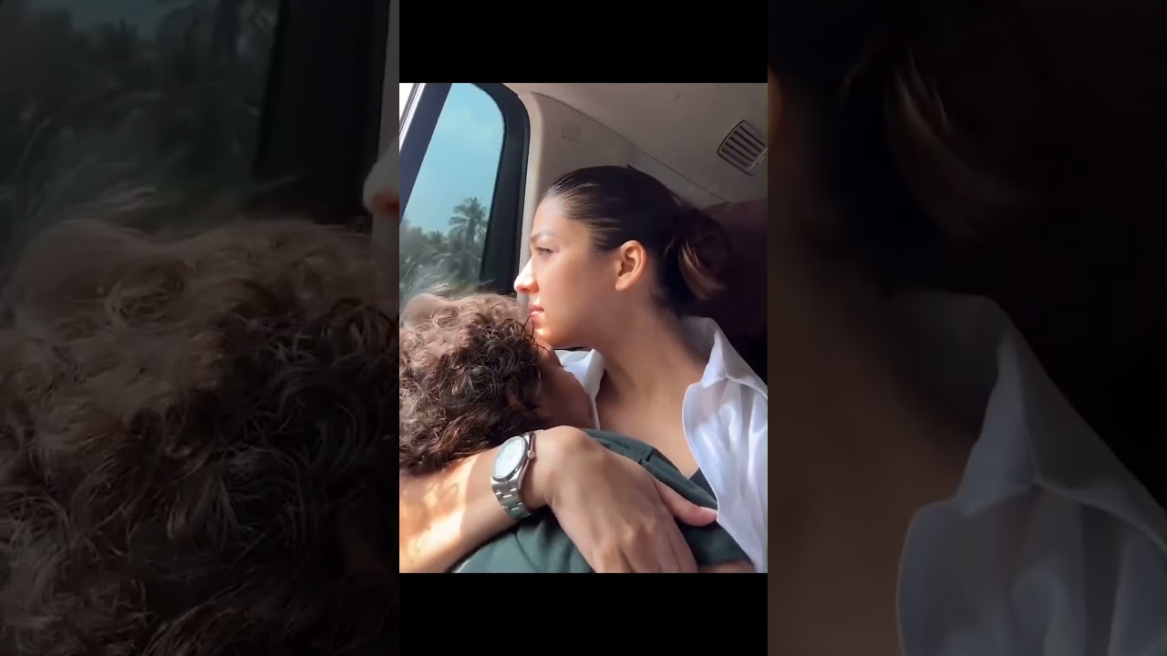 Nayanthara with her sons