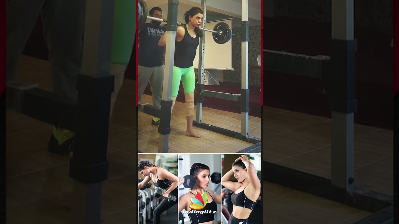 Things Make Me Perfect 🔥 Samantha Hot Workout 😍 #shorts