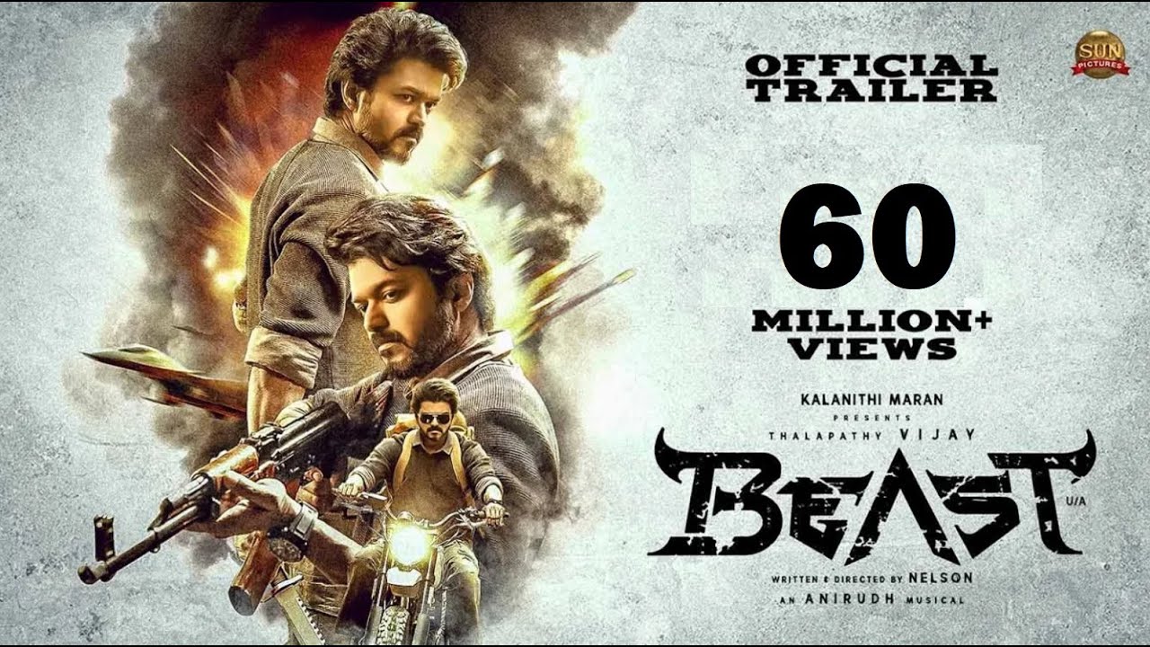 Beast - Official Trailer | Thalapathy Vijay | Sun Pictures | Nelson | Anirudh | Pooja Hegde