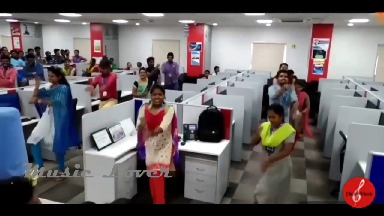 Dance Performance At Office...  #Trichy
