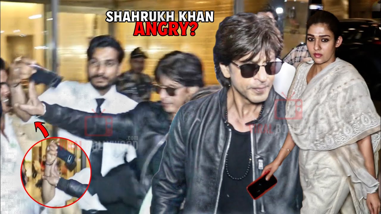 Shahrukh Khan and Nayanthara | Jawan | Shahrukh Khan ANGRY on Fan? and That Stare Look