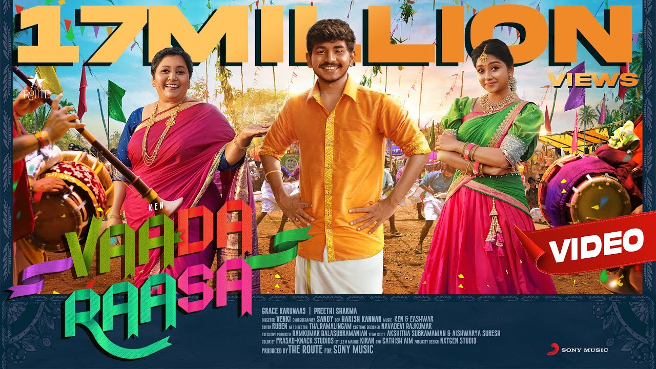 Vaada Raasa | Ken | Grace Karunaas | Preethi Sharma | Eshwar | Venki l #4KHDR