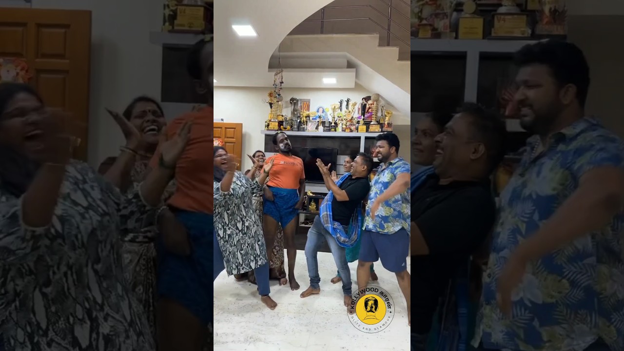 Actor Robo Sankar Dance With Family #roboshankar #vijaytv #vijaytelevision