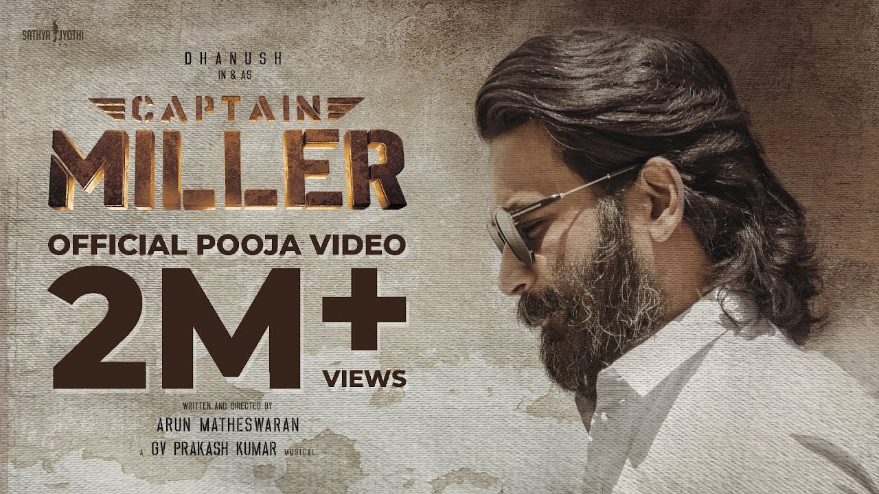 CAPTAIN MILLER - Official Pooja Event Video | Dhanush | GV Prakash | Arun Matheswaran
