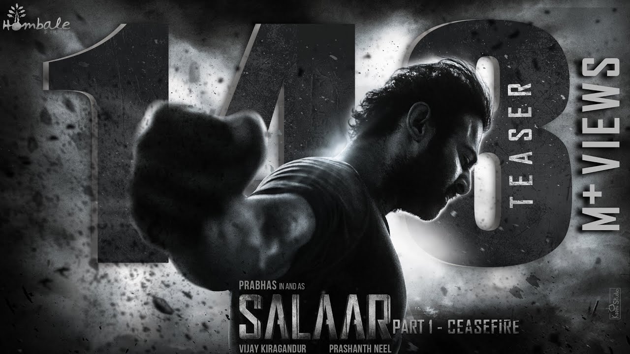Salaar Teaser | Prabhas, Prashanth Neel, Prithviraj, Shruthi Haasan, Hombale Films, Vijay Kiragandur