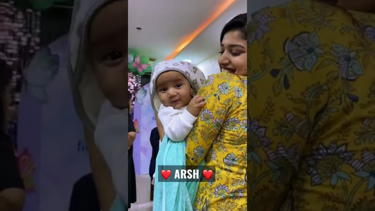 பாப்பா-க்கு சுத்தி போடணும்😍❤️ #Arsh #Shorts | Sidhu & Shreya