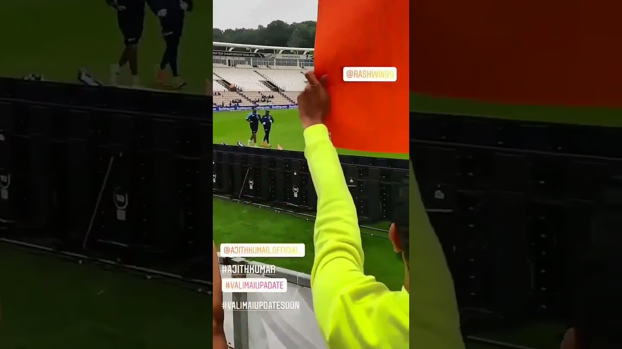 Fans asking Valimai update to Ravichandran Ashwin at Southampton cricket ground || trending|#shorts|