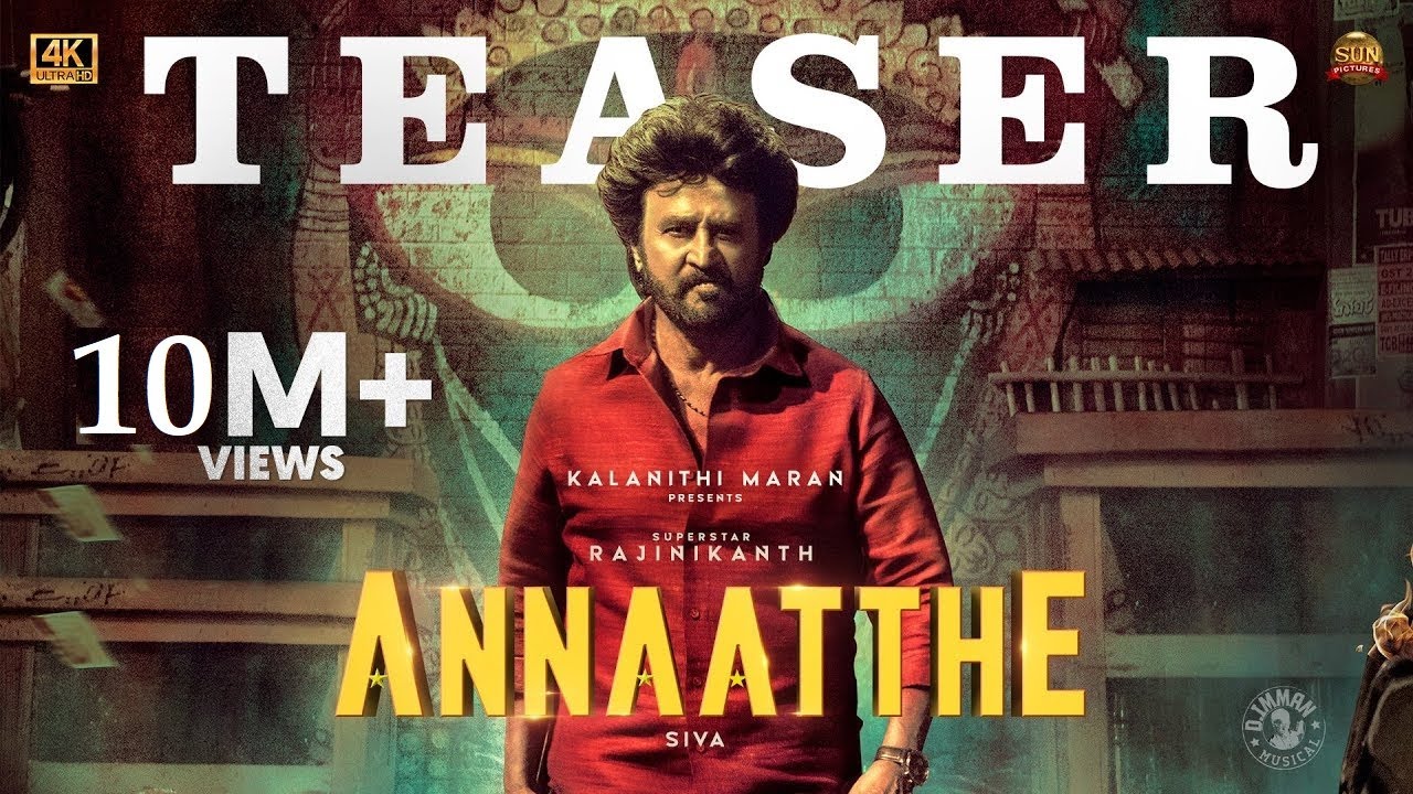 Annaatthe - Official Teaser | Rajinikanth | Sun Pictures | Siva| Nayanthara| Keerthy Suresh| D.Imman
