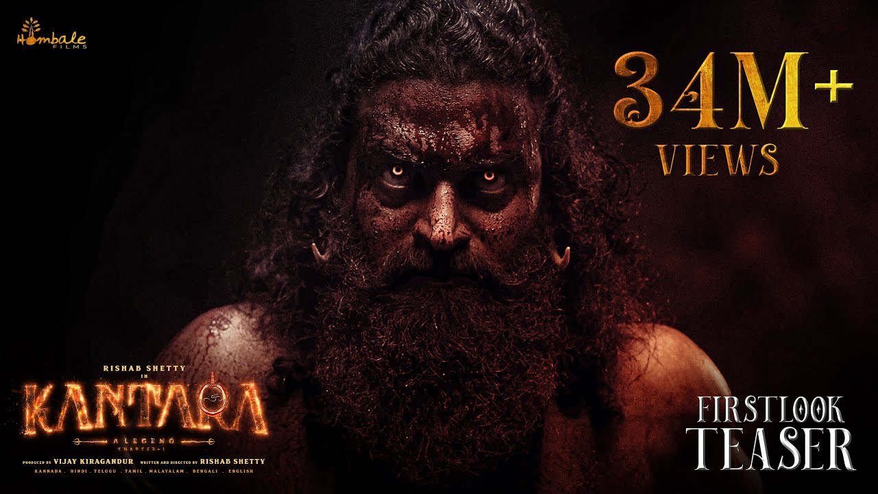 Kantara A Legend Chapter-1 First Look Teaser | RishabShetty|Ajaneesh| VijayKiragandur |Hombale Films