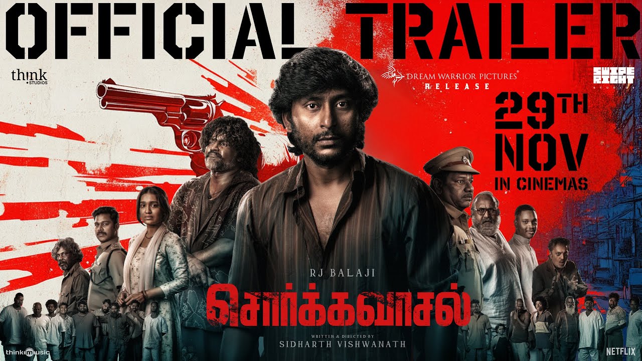 Sorgavaasal - Trailer | RJ Balaji | Selvaraghavan | Sidharth Vishwanath | Swipe Right Studios
