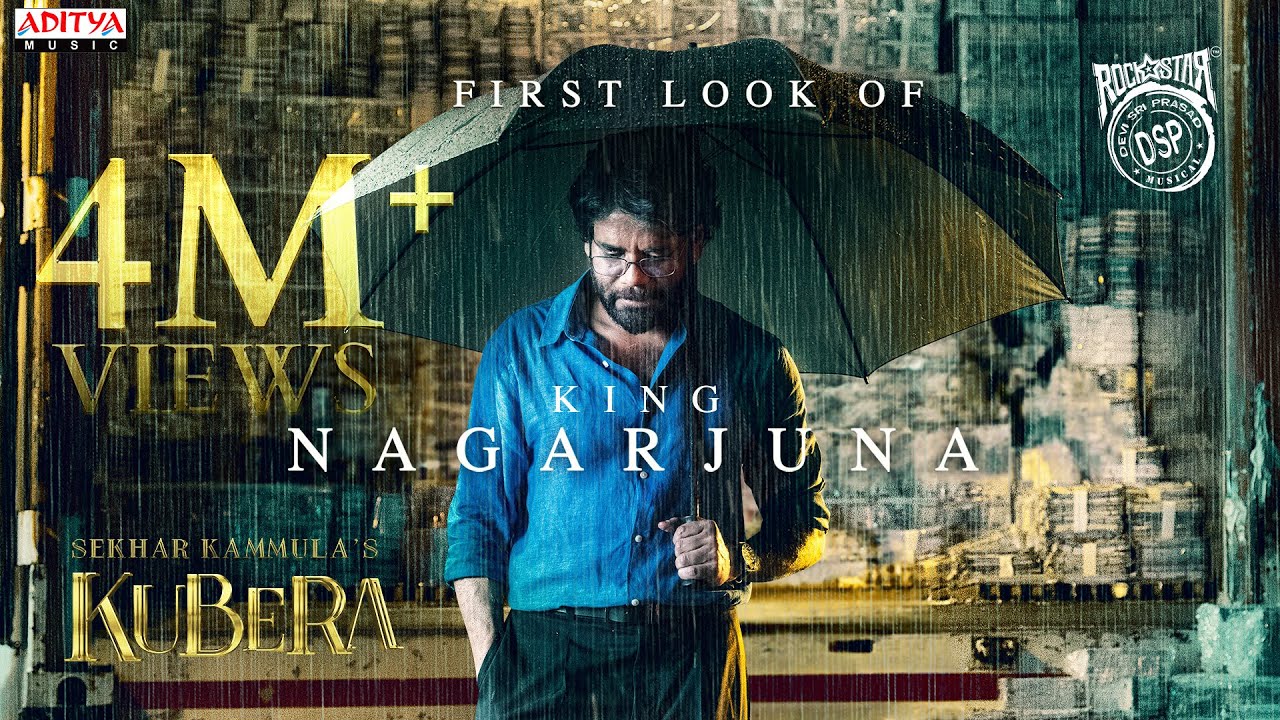 King Nagarjuna First Look | Kubera | Dhanush, Rashmika Mandanna | Sekhar Kammula | Devi Sri Prasad