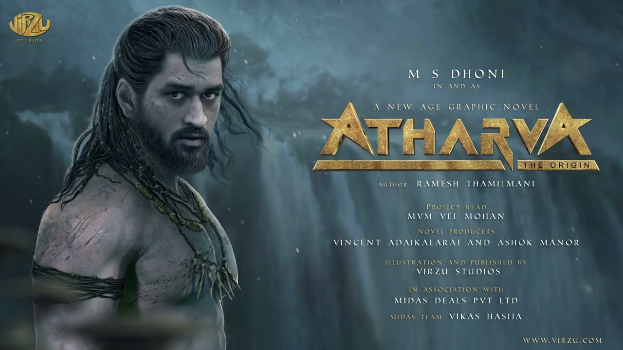 Atharva - The origin- Official Motion poster | MS Dhoni | Ramesh Thamilmani | Virzu Studios