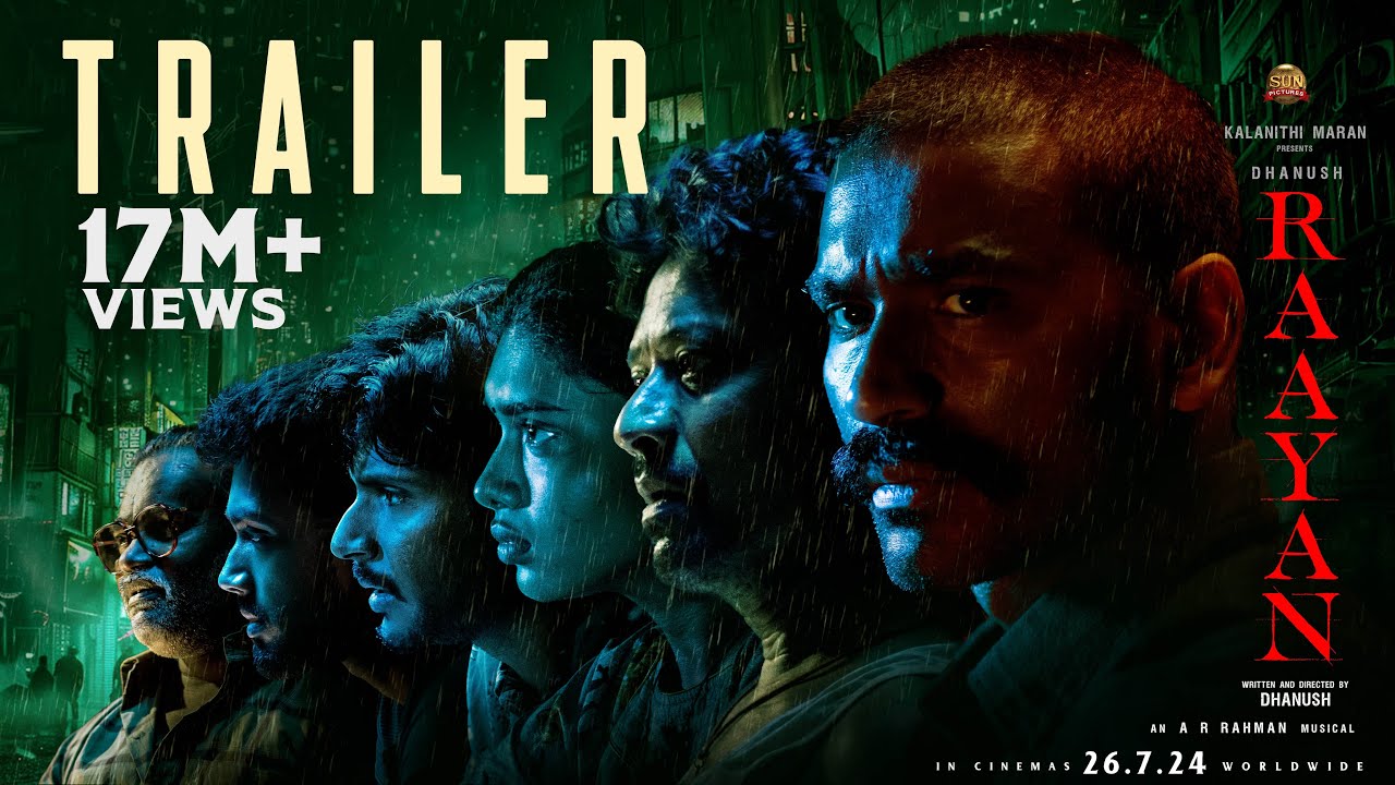 RAAYAN - Official Trailer | Dhanush | Sun Pictures | A.R. Rahman
