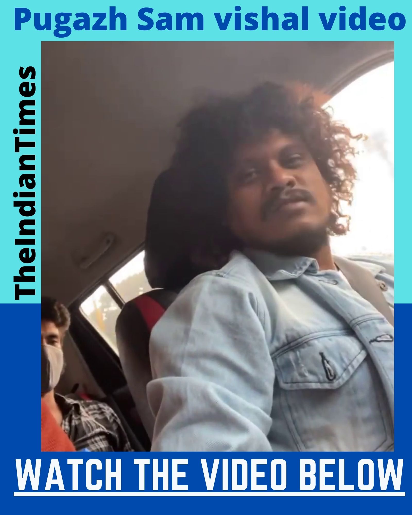 குக்கு வித் கோமாளி புகழுடன் car ride சென்ற சாம் விஷால் 1