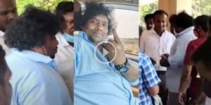 நடிகர் யோகிபாபு வாக்களித்தார் | 2021 தமிழக சட்டமன்ற தேர்தல் 9