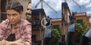 அயன் சூர்யா போல் கூரை மேல் சறுக்கி Stunt செய்த சமந்தா! Viral Video 51