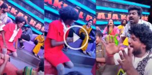 comedy raja kalakkal rani செட்டில் பாட்டு பாடி fun செய்த பாலா! 6