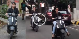 புலிங்கோ போல் Scooty யில் ரகளை செய்த ராஷ்மிகா! Viral video 45