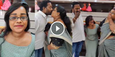 மகள் முன்பே மனைவிக்கு உதட்டில் முத்தமிட்ட ரோபோ ஷங்கர்! வைரலாகும் வீடியோ! Robo Shankar Kisses His Wife Viral Video 11
