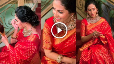 நம்ம ஐயங்காரு வீட்டு அழகு எவ்ளோ அழகா இருக்காங்க பாருங்க...Actress Sadha Cute Video 45