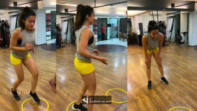 ஐயோ MASTER முடியல விட்ருங்க என்னையே...WORKOUT செய்யமுடியாமல் திணறிய ராஷ்மிக்கா 52