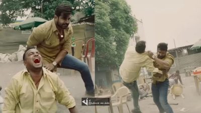 ஒரே SHOT--ல் எதிரிகளை பறக்க விட்ட அருண்விஜய்... YAANAI BAR FIGHT SCENE OUTNOW 13